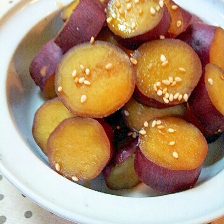 お弁当にも さつまいもの甘辛煮 レシピ 作り方 By ラズベリっち 楽天レシピ